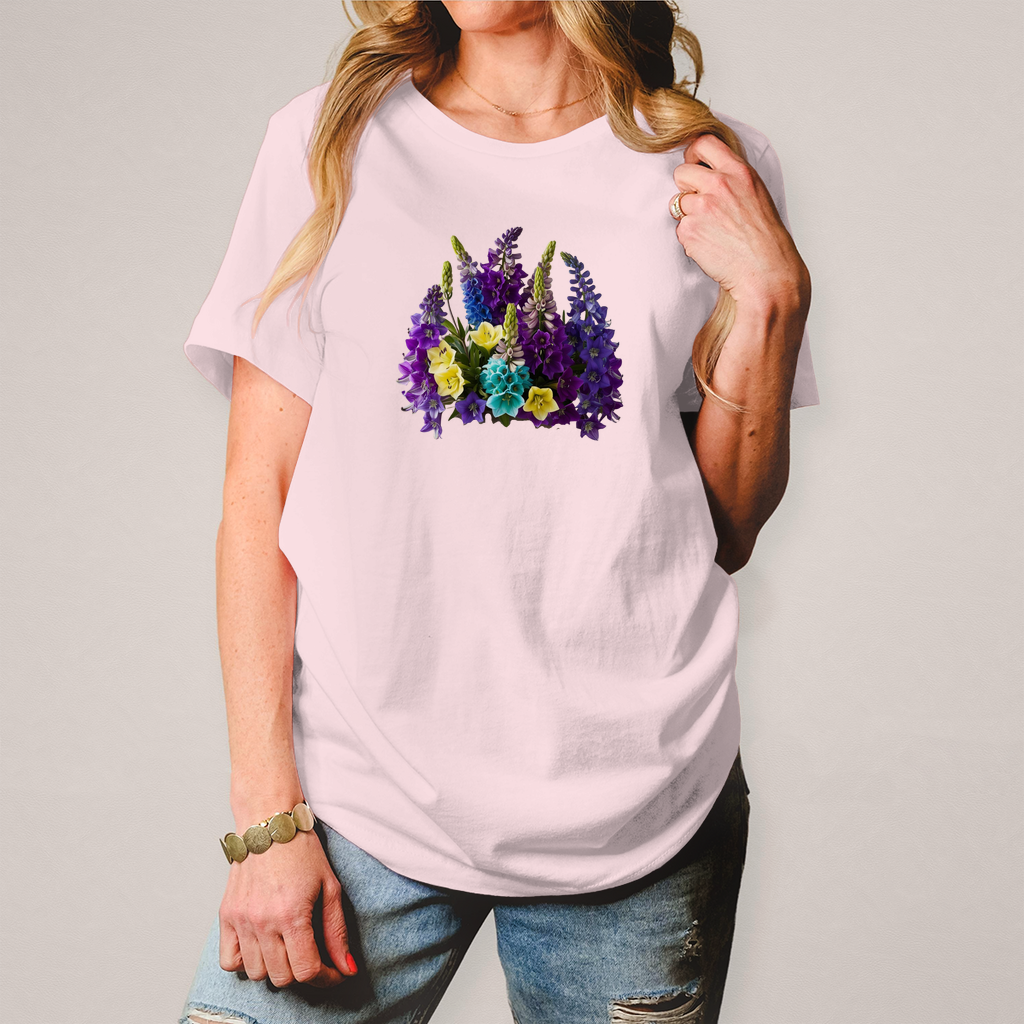 Women's T-shirt with floral print