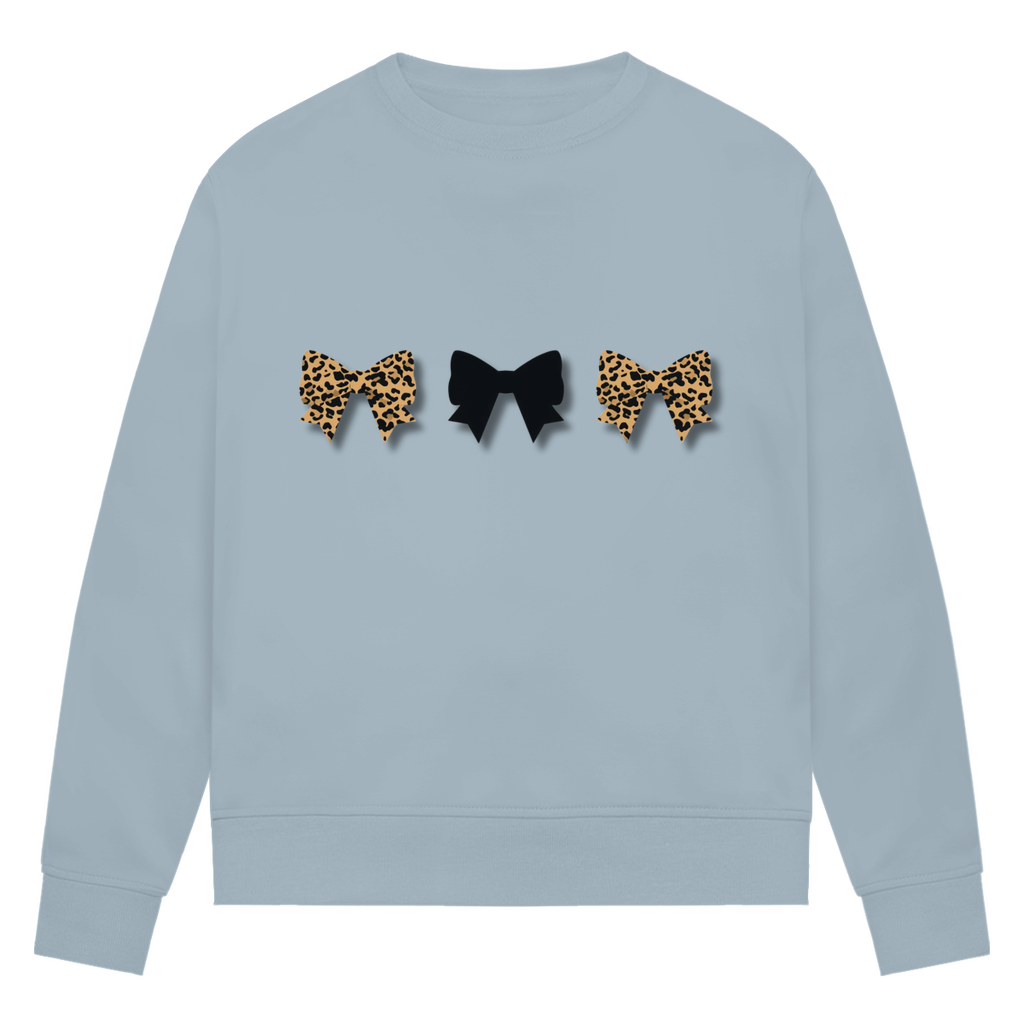 Damen Premium Bio Sweatshirt Schleifen Design