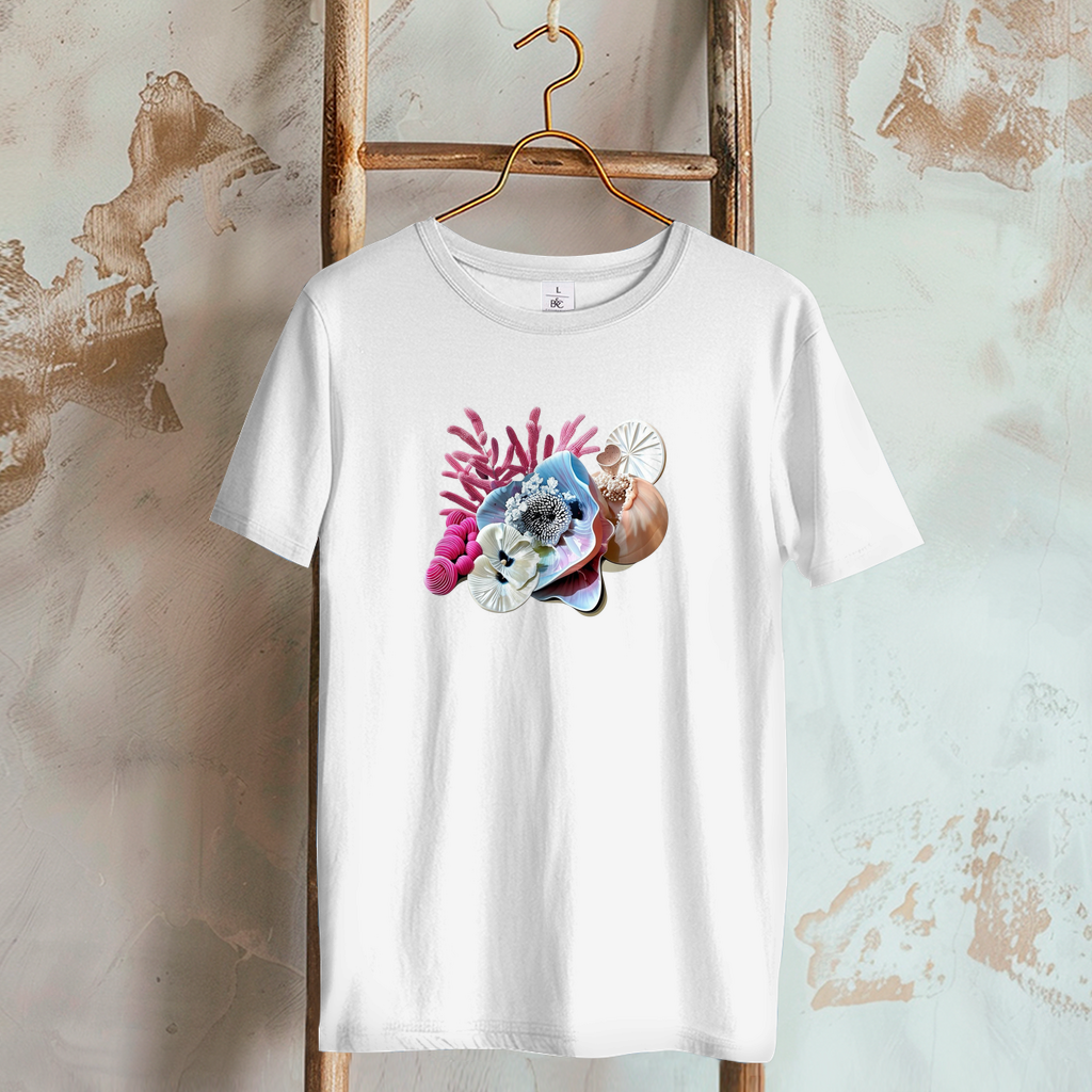 Damen T-Shirt maritim weiss