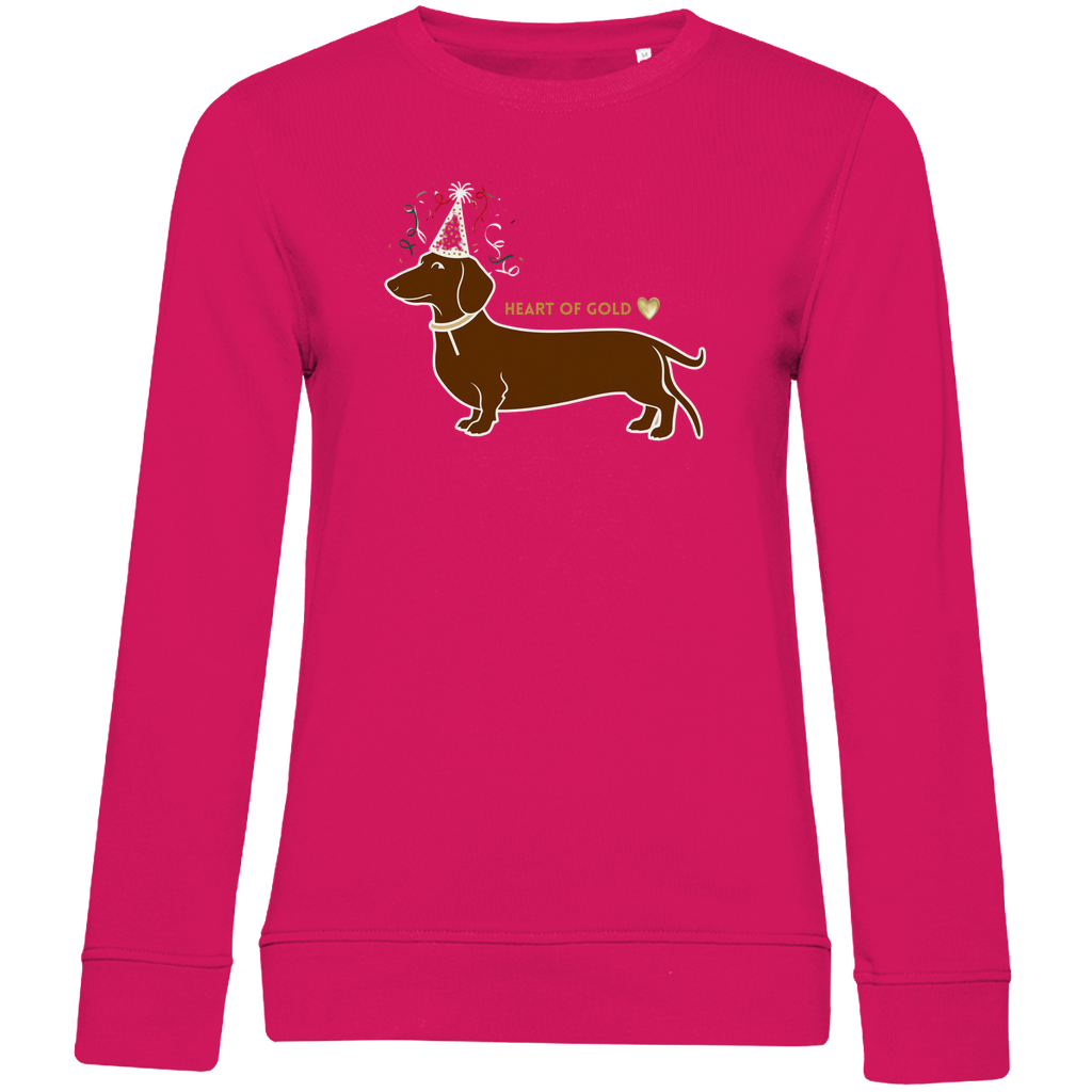 Sweatshirt pink mit dackel print