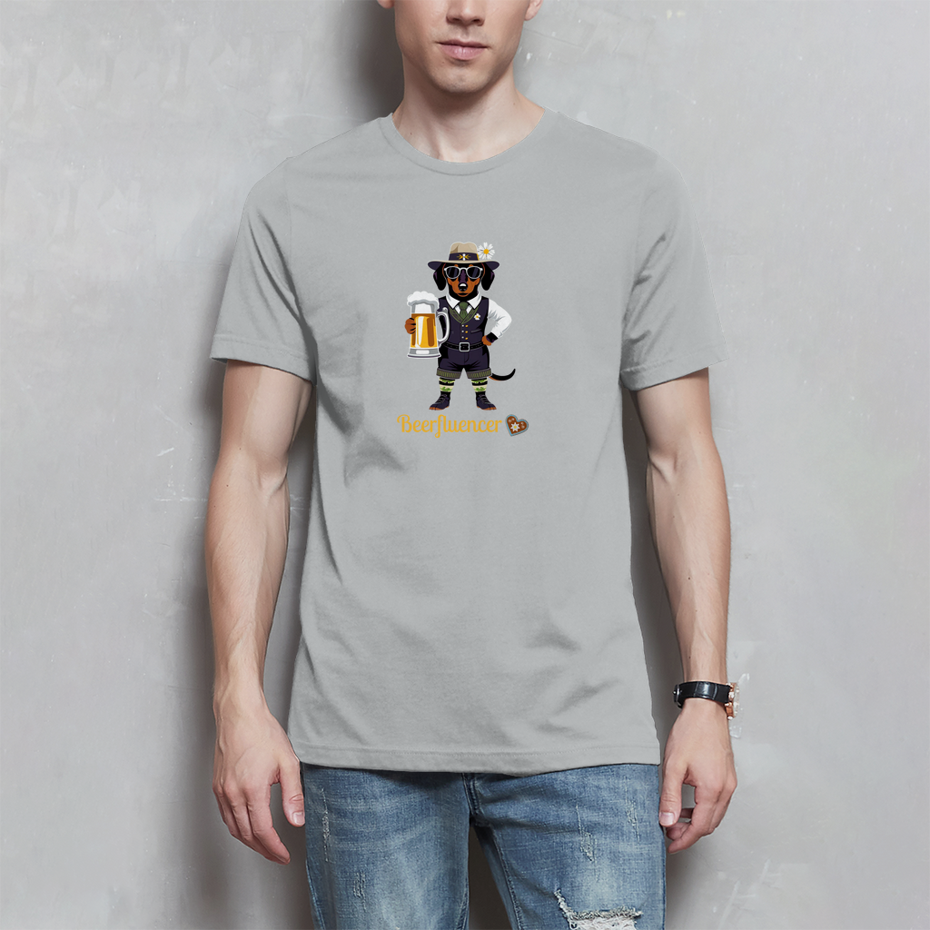 Männer Wiesn T-Shirt mit lustigem Spruch "Beerfluencer"