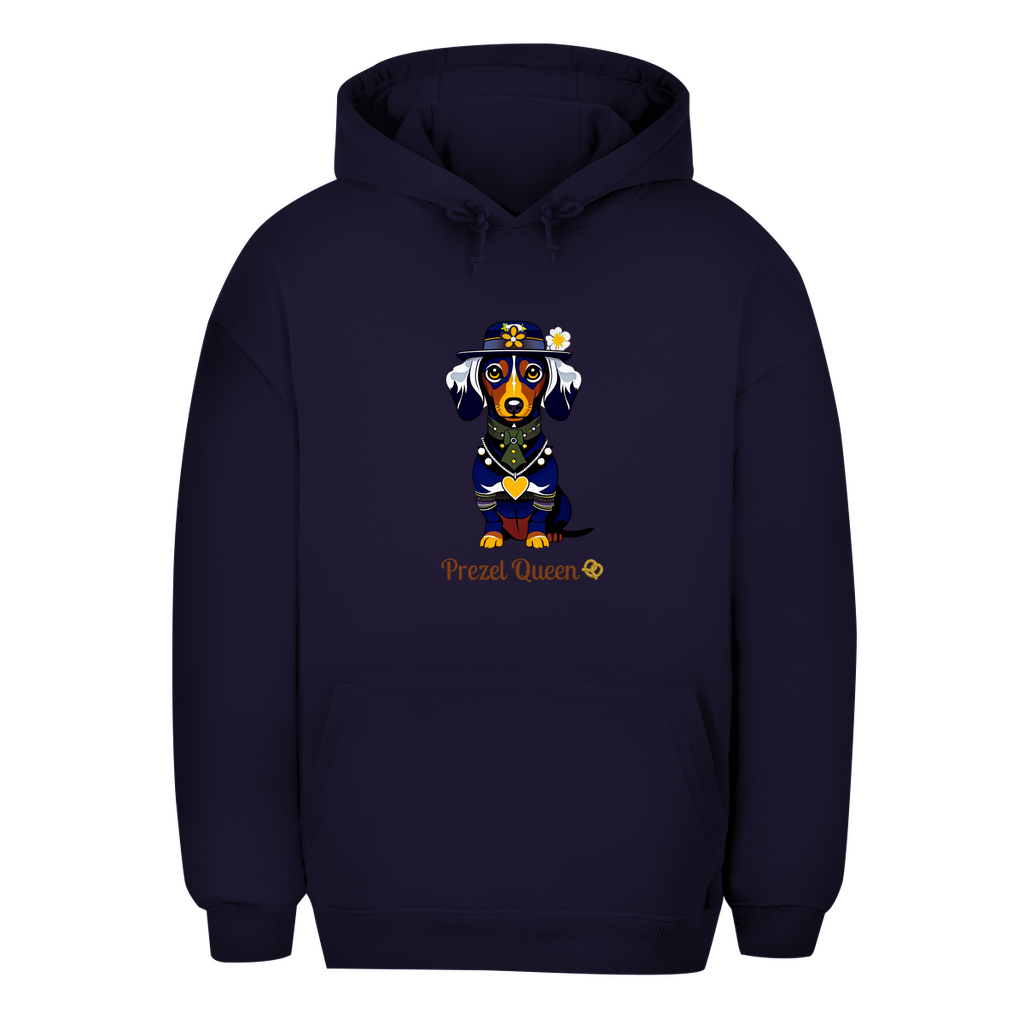 Wiesn Hoodie mit lustigem Motiv - Prezel Queen für Frauen