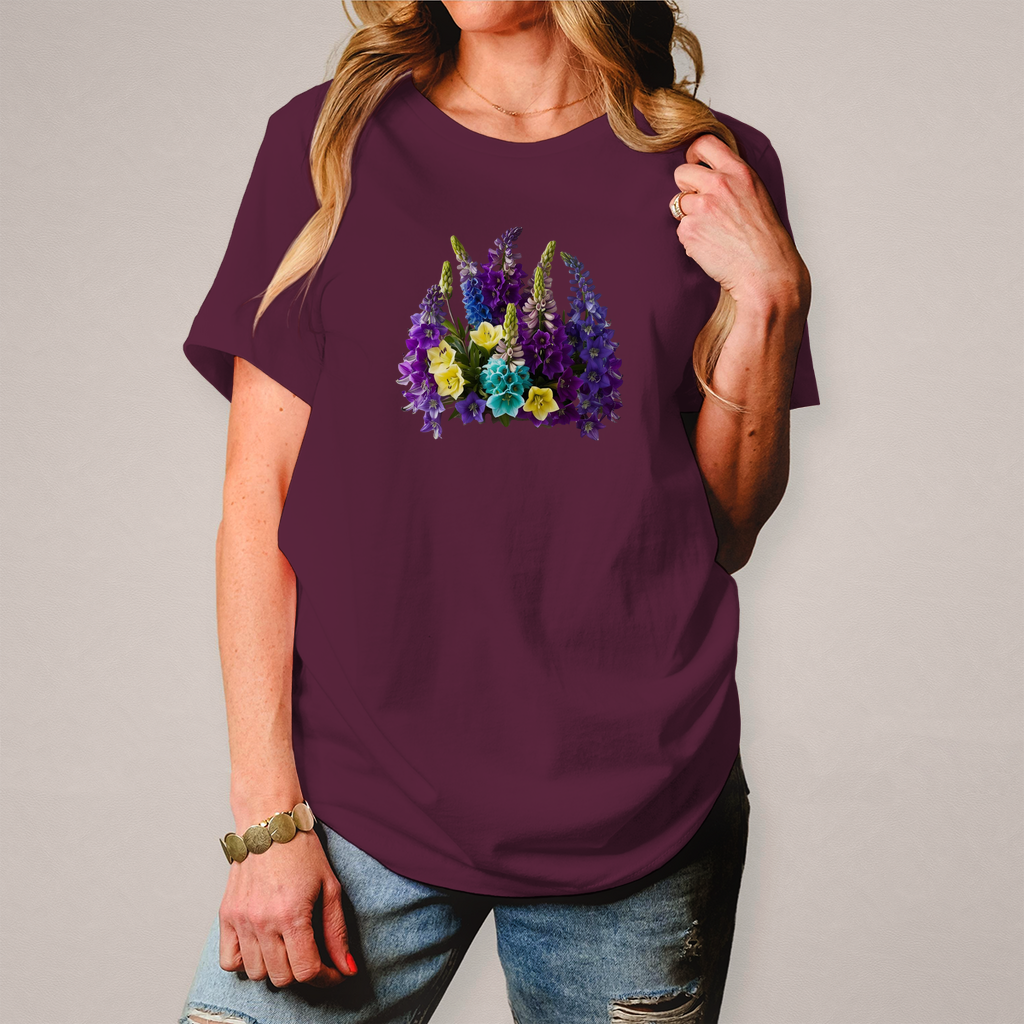 Women's T-shirt with floral print