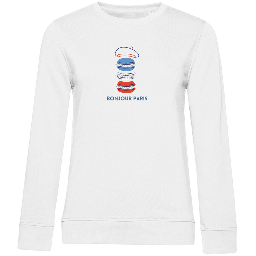 Sudadera para mujeres con frase francesa, única e individual.