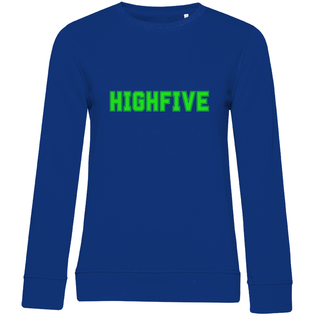 Damen Sweatshirt lustigem Spruch "Highfive"