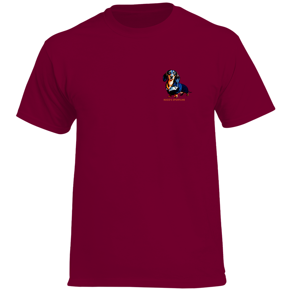 T-shirt with dachshund motif Hugo's Sportline for men