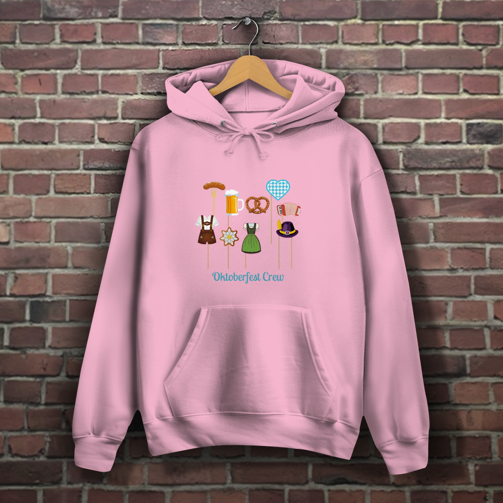 Oktoberfest Hoodie Unisex & Oversize mit lustigem Wiesn Motiv