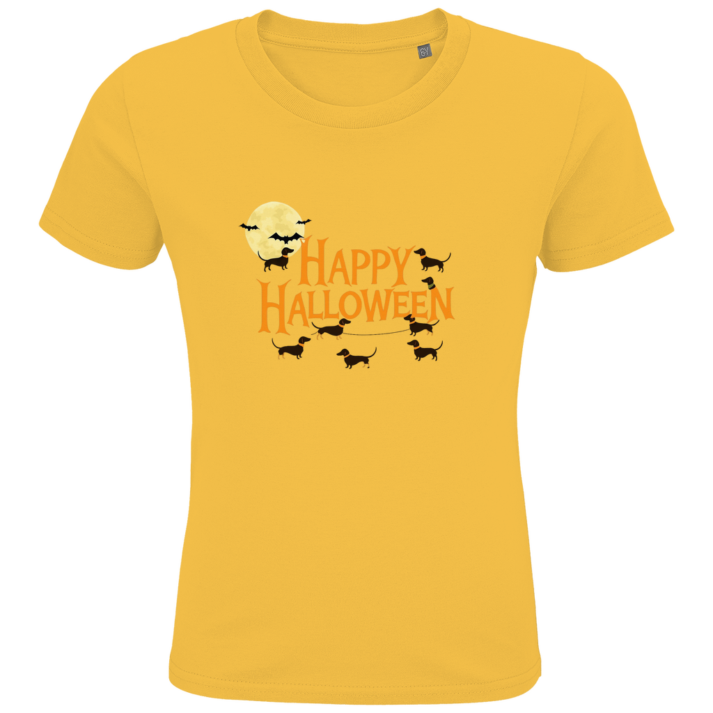 Kids Premium Bio T-Shirt mit Happy Halloween Motiv