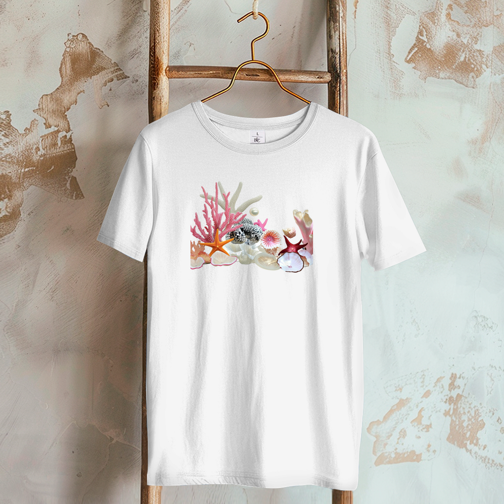 Damen T-Shirt maritim weiss