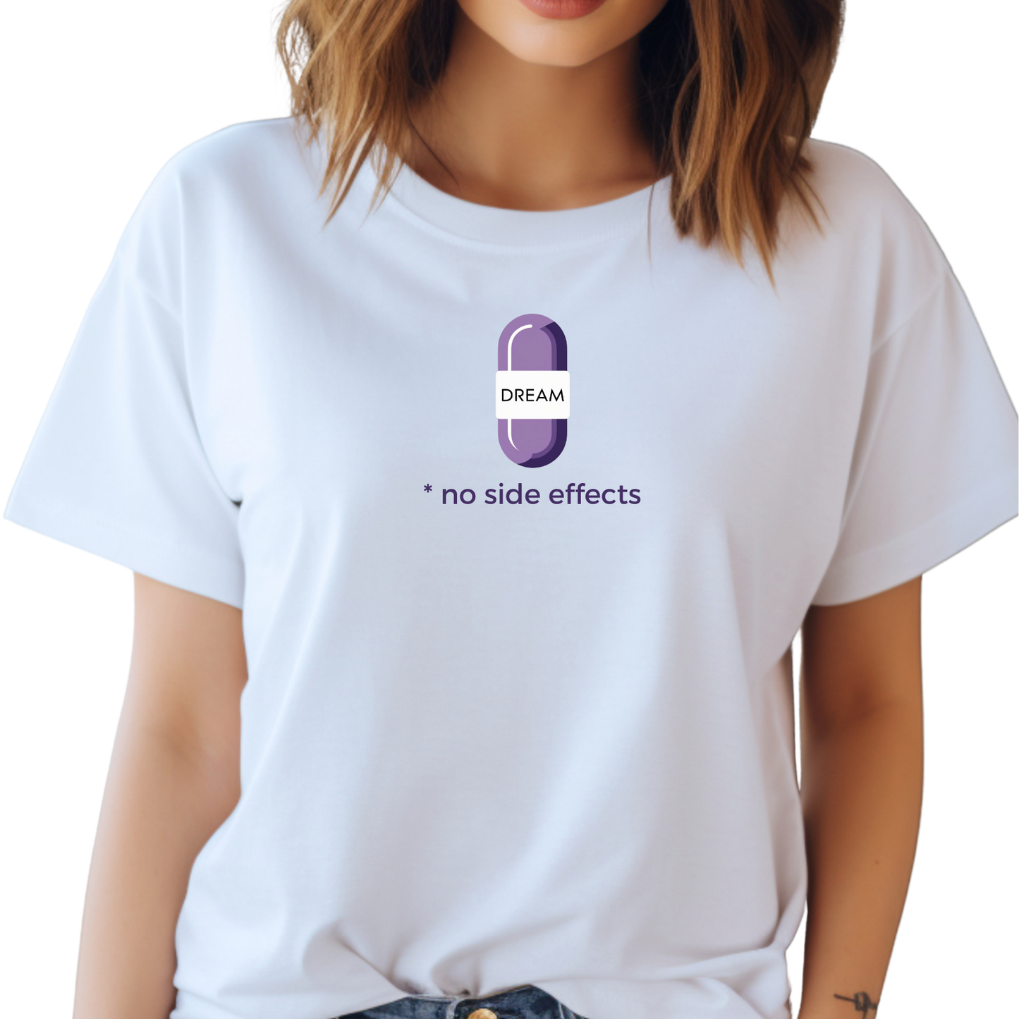 Shirt mit lustigem Motiv "Dream Pill"