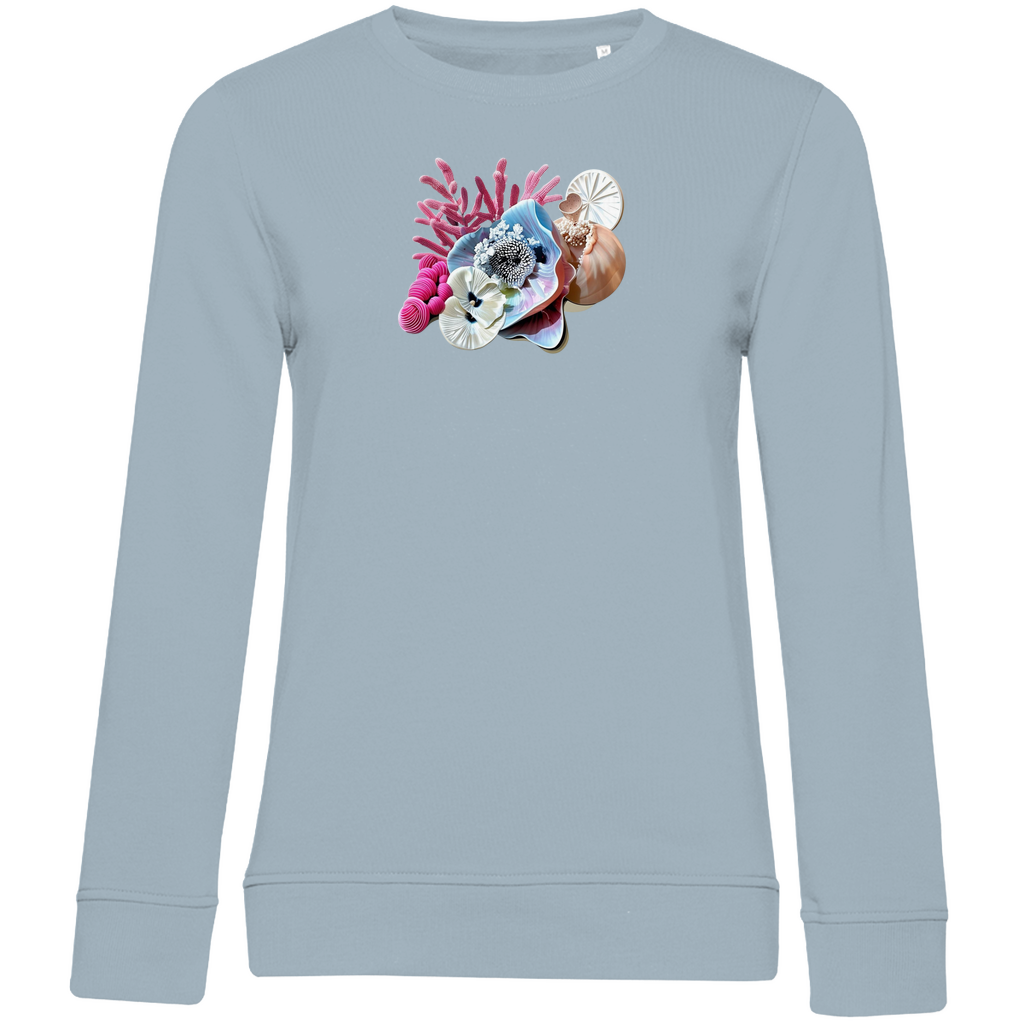 Damen Sweatshirt hellblau