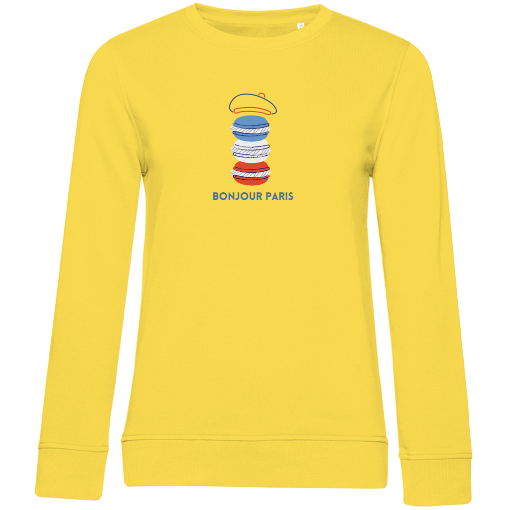 Sudadera para mujeres con frase francesa, única e individual.
