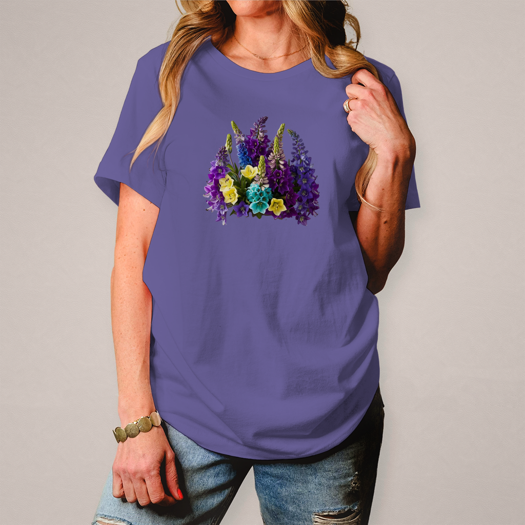 Women's T-shirt with floral print