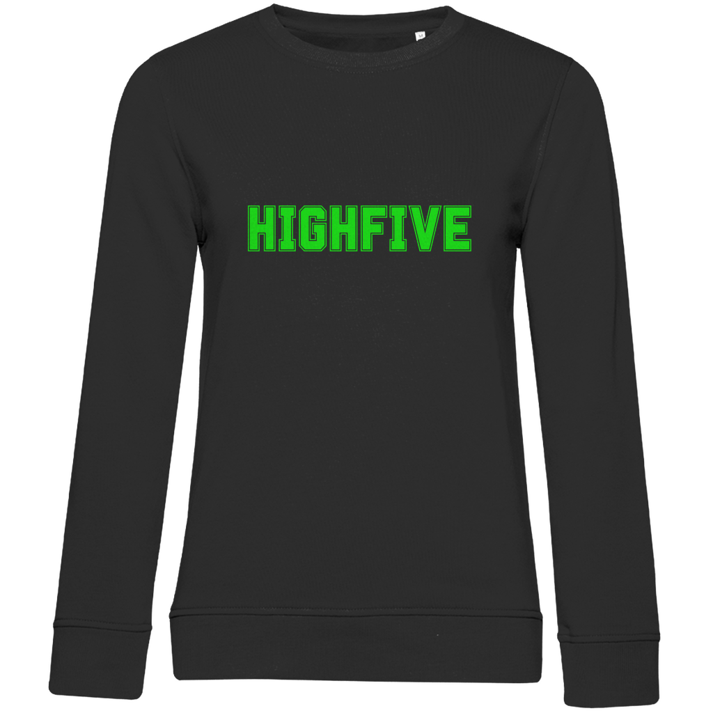 Damen Sweatshirt lustigem Spruch "Highfive"