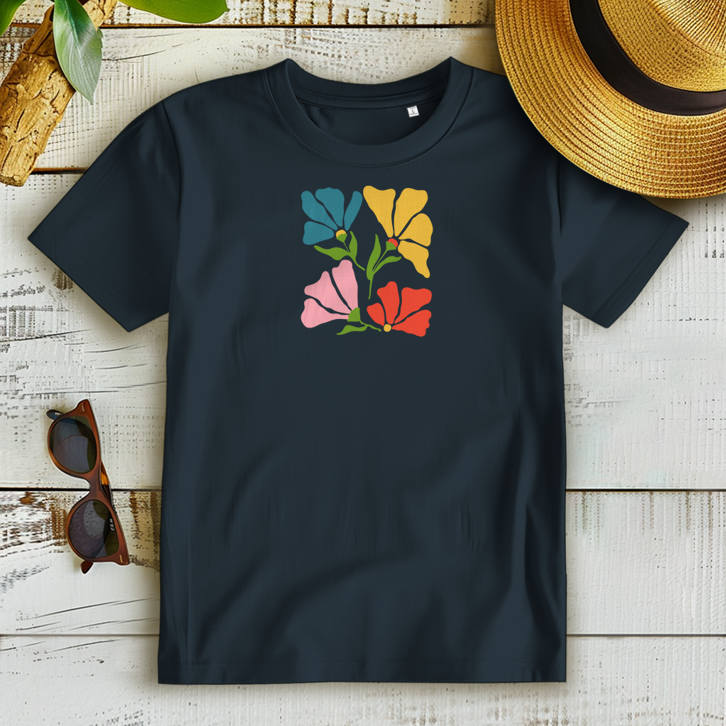 Damen T-Shirt marine