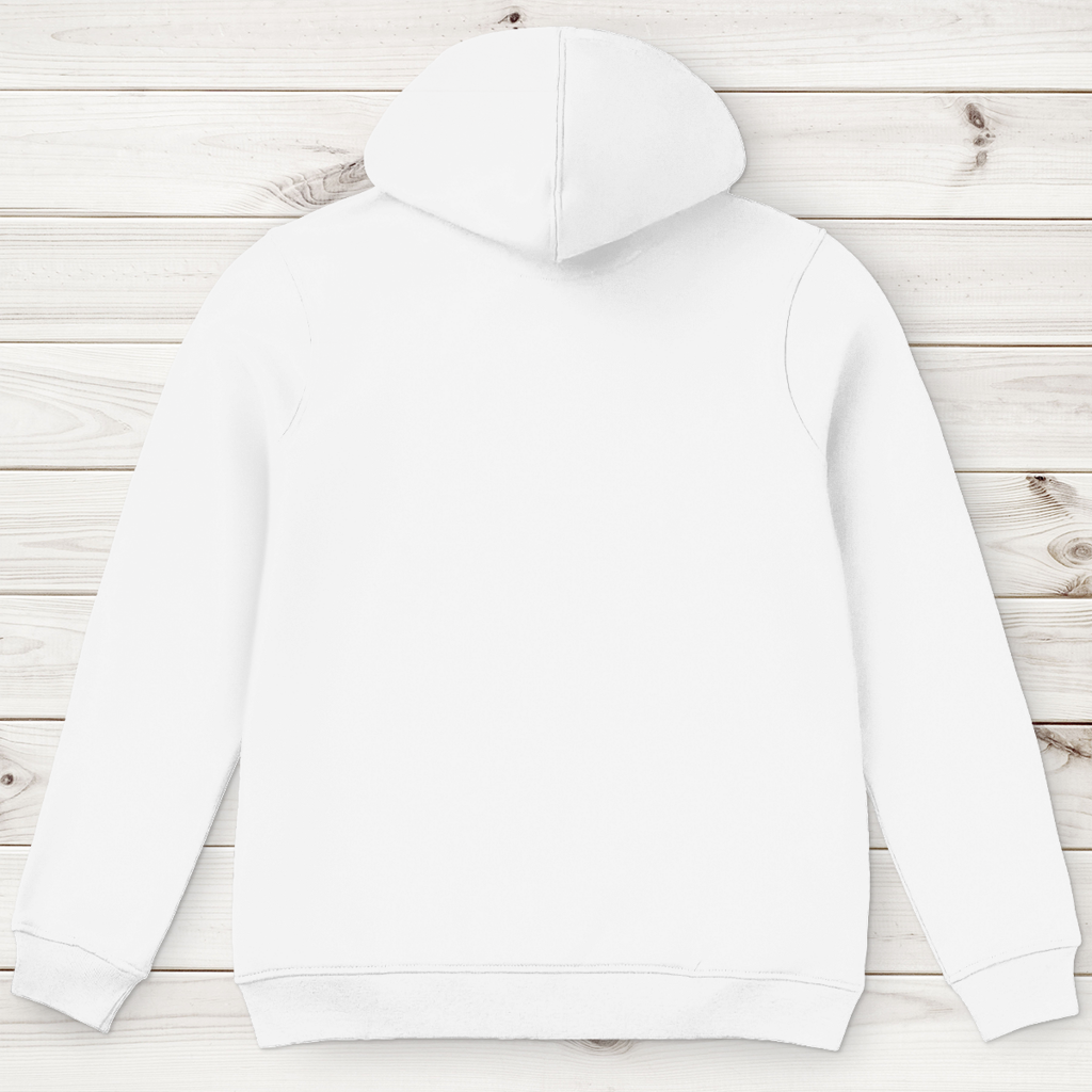 Premium Bio Hoodie für Frauen mit Fashion Dackel Design und Spruch "Mein Herz. An der Leine"