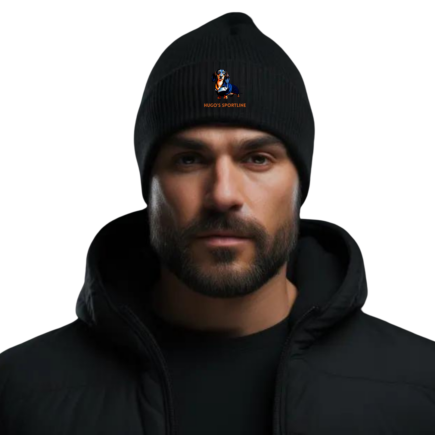 Beanie für Männer schwarz
