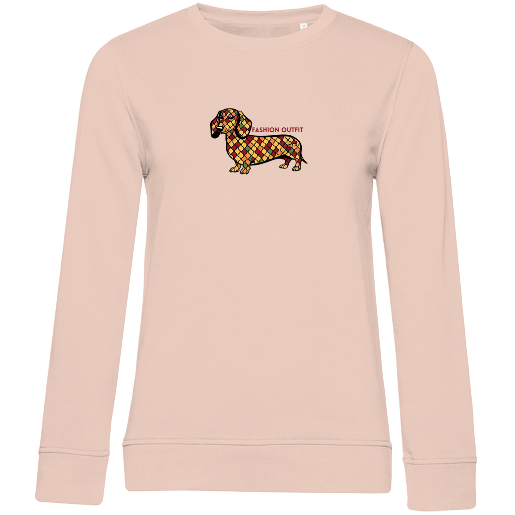 Sweatshirt mit Dackel Print "Fashion Queen"für Frauen