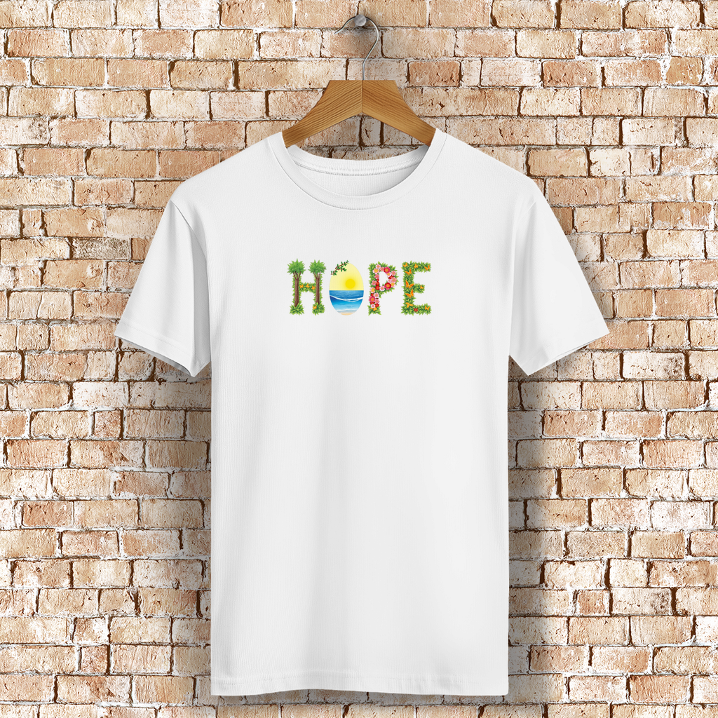 Damen T-Shirt Boho Style & HOPE print