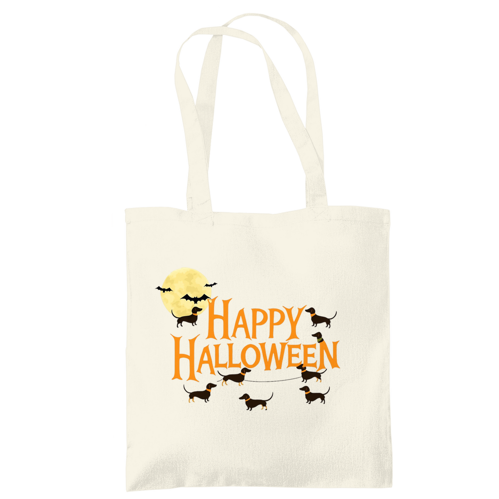 Tote Bag mit Happy Halloween Motiv