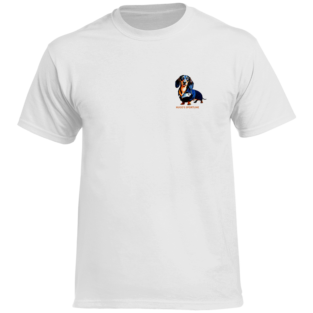 T-shirt with dachshund motif Hugo's Sportline for men