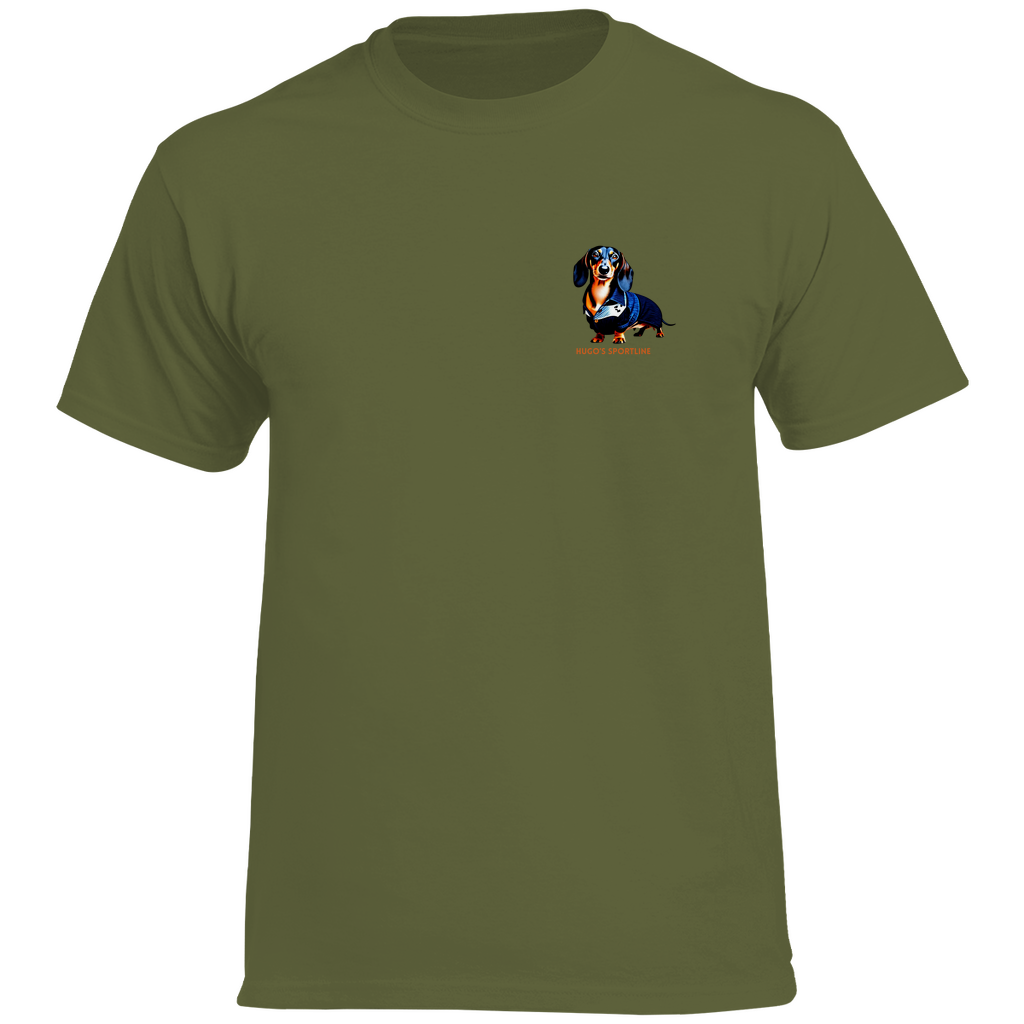 T-shirt with dachshund motif Hugo's Sportline for men