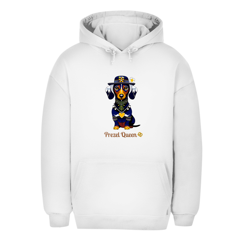 Wiesn Hoodie mit lustigem Motiv - Prezel Queen für Frauen