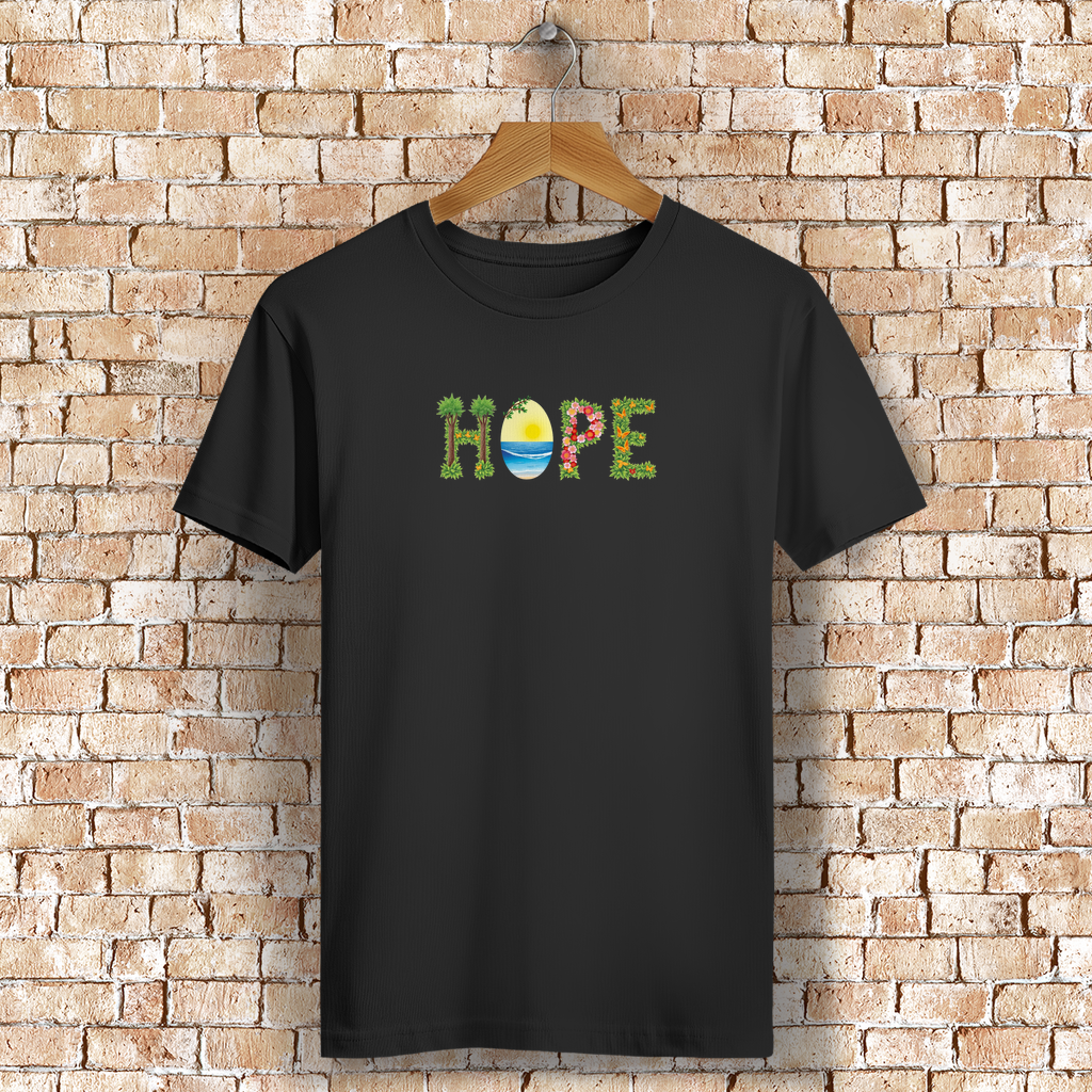 Damen T-Shirt Boho Style & HOPE print