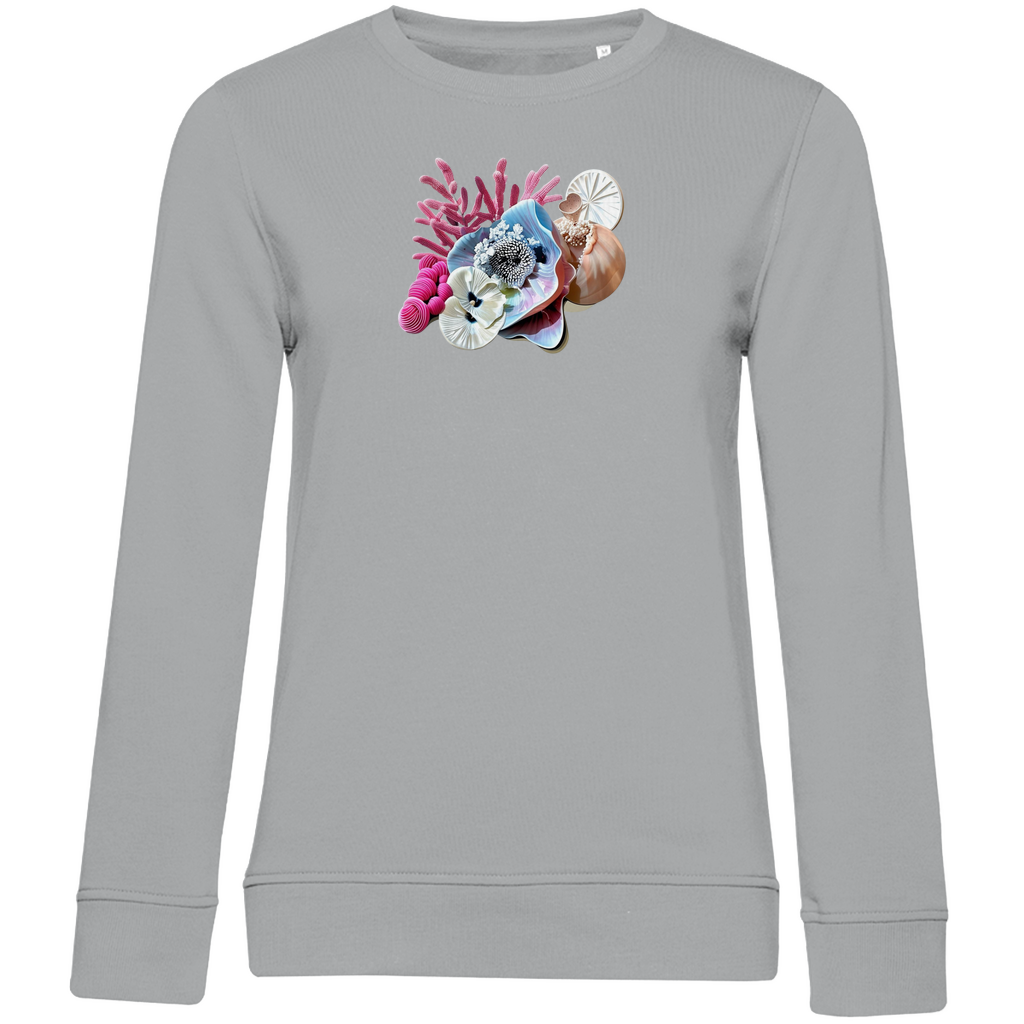 Damen Swearshirt hellgrau