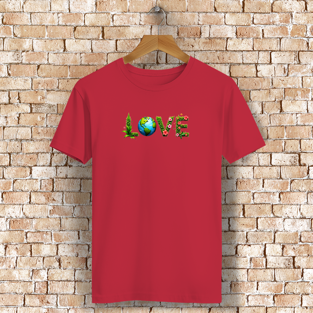 Boho T-Shirt Love & Safe the planet