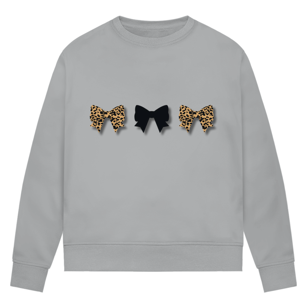 Damen Premium Bio Sweatshirt Schleifen Design