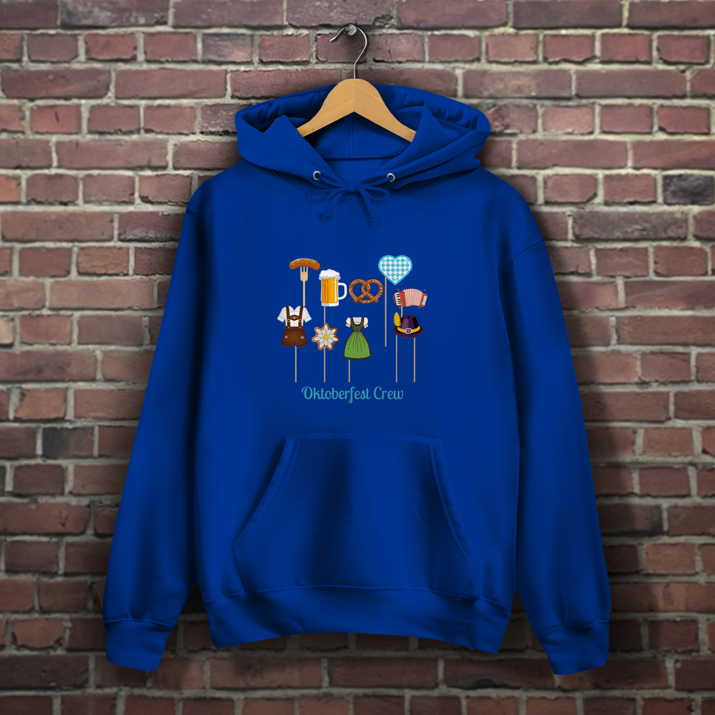 Oktoberfest Hoodie Unisex & Oversize mit lustigem Wiesn Motiv