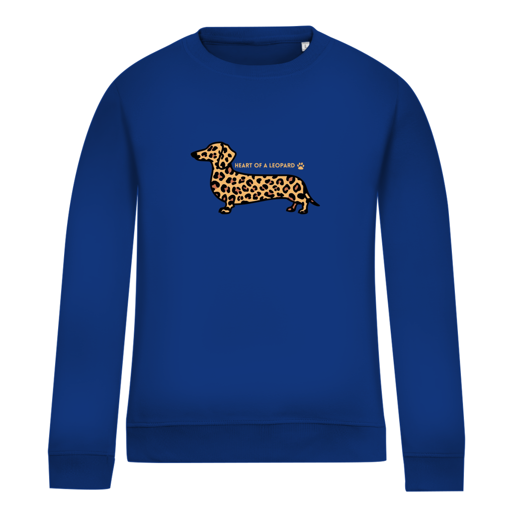 Damen Sweatshirt HEART OF A LEOPARD DACKEL