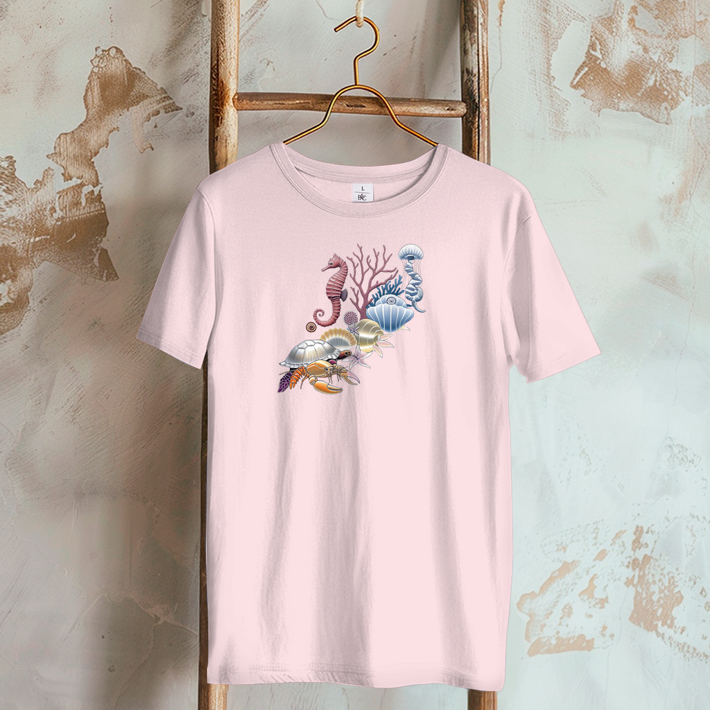 Damen T-Shirt Vitamin Sea rosa