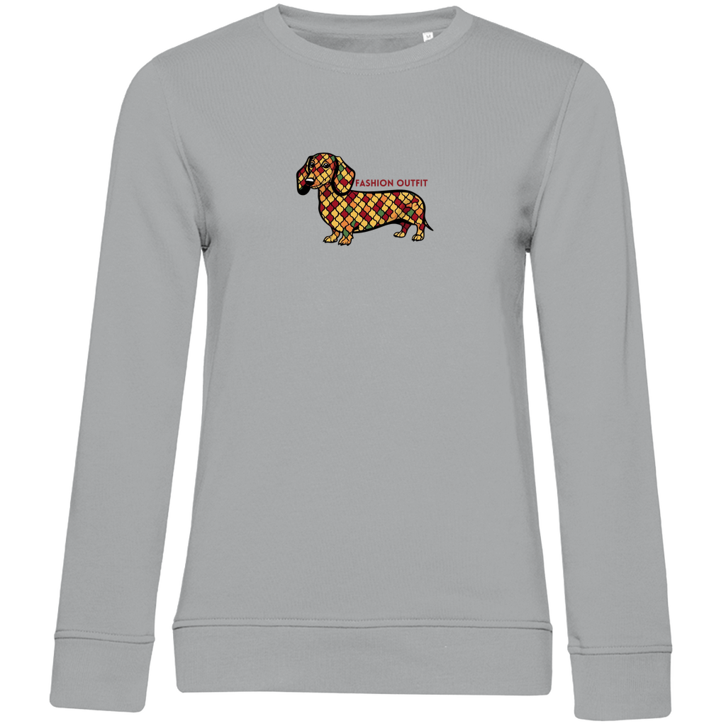 Sweatshirt mit Dackel Print "Fashion Queen"für Frauen