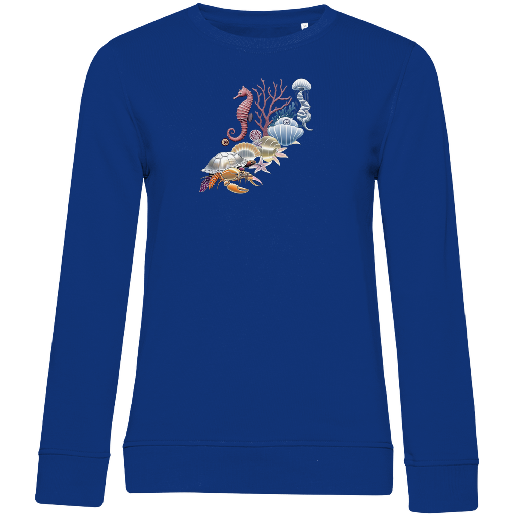 Damen Swaetshirt royalblau