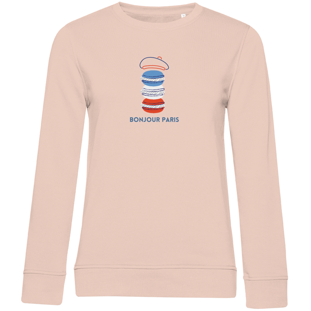Sudadera para mujeres con frase francesa, única e individual.