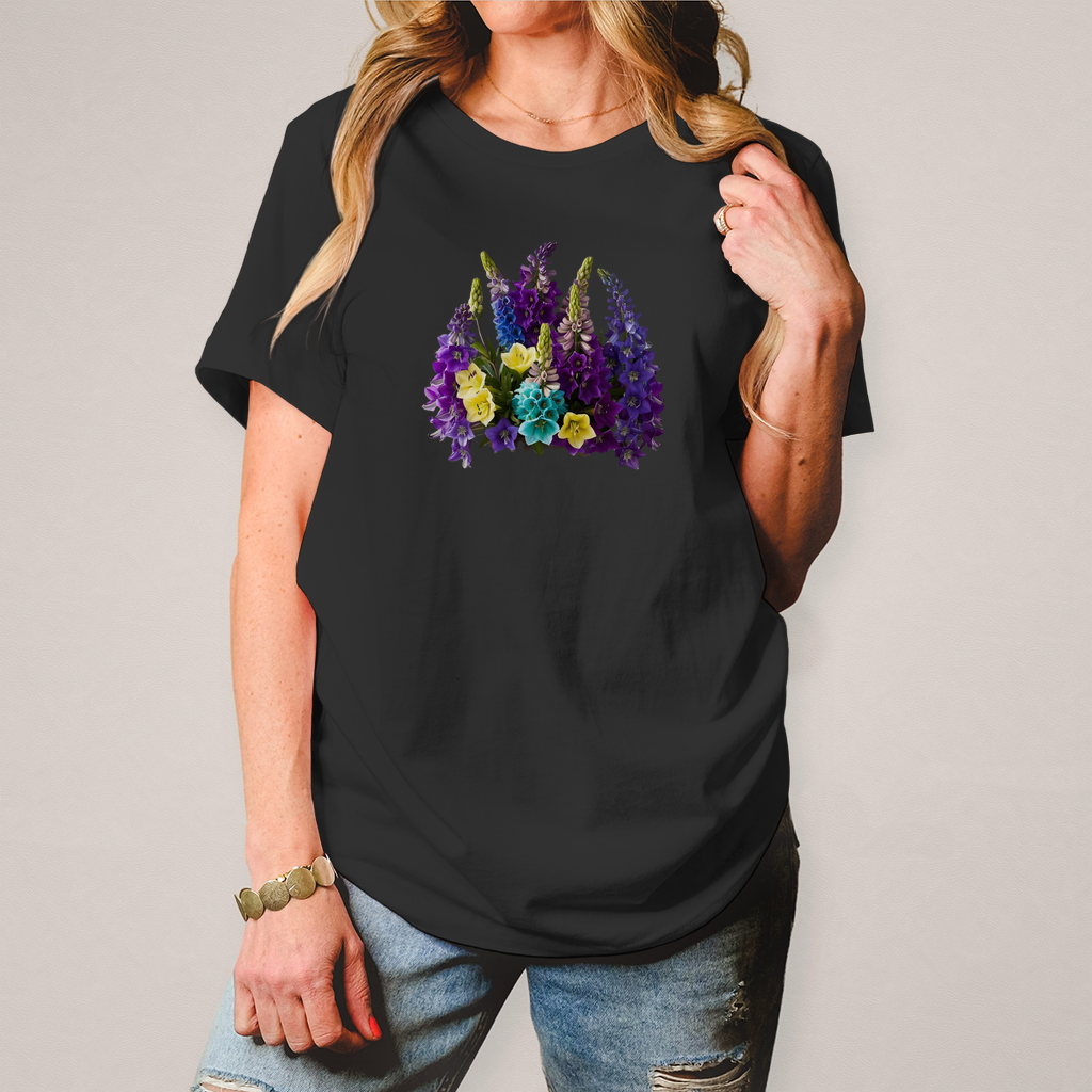 Women's T-shirt with floral print