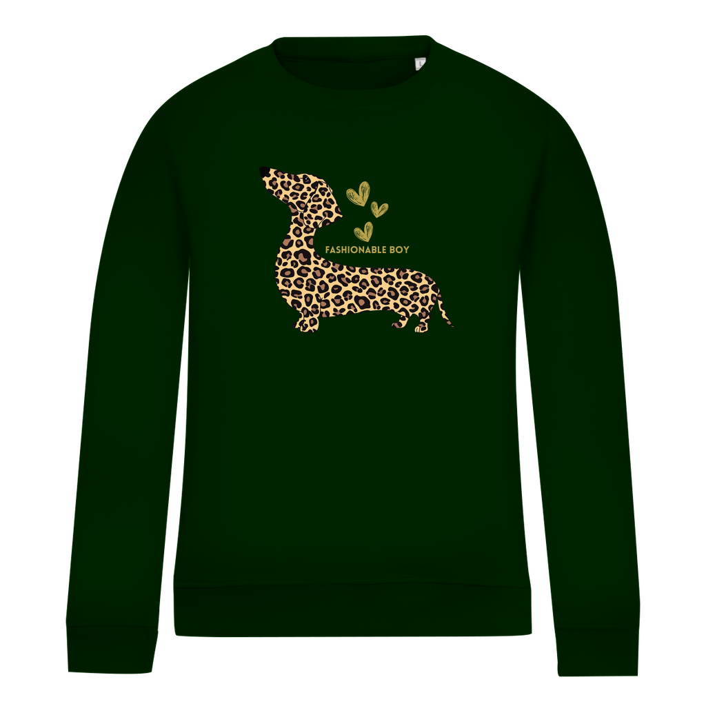 Sweatshirt da donna con stampa di cane da pastore tedesco alla moda