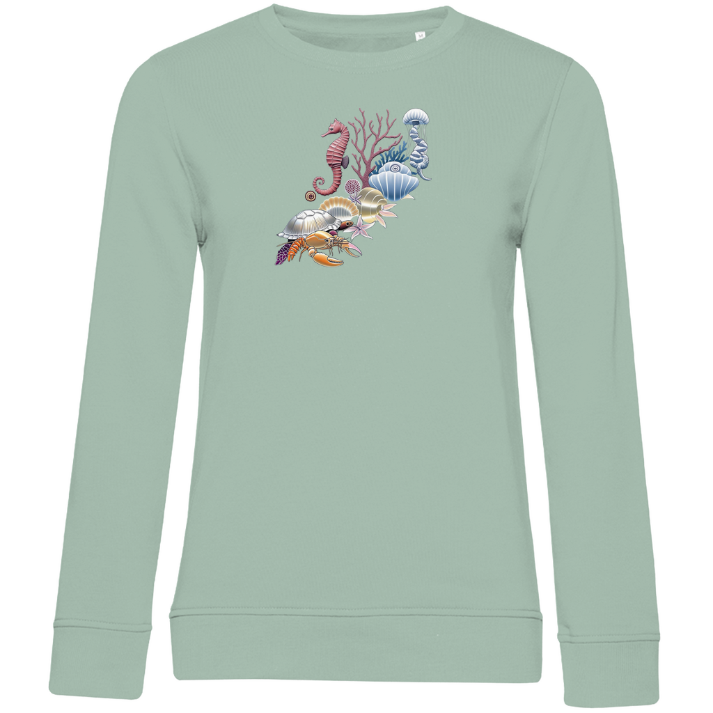 Damen Sweatshirt mintgrün