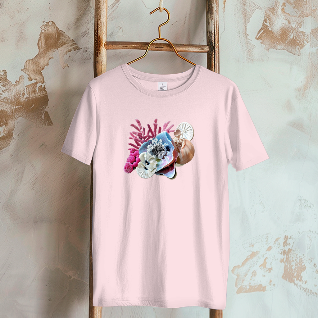 Damen T-Shirt maritim rosa