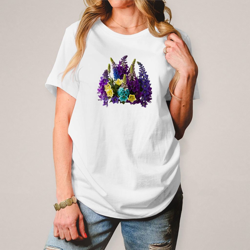 Women's T-shirt with floral print