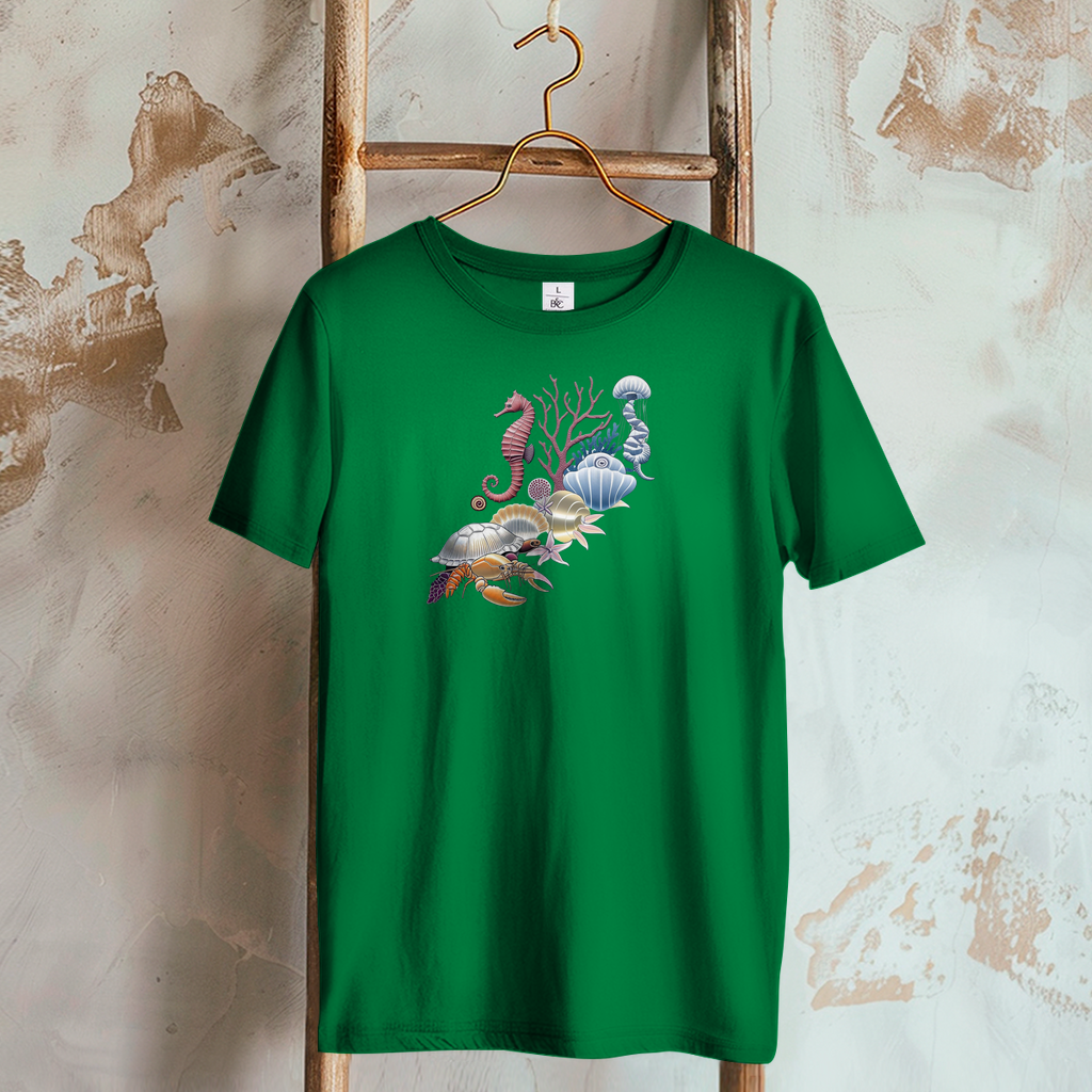 Damen T-Shirt Vitamin Sea grün