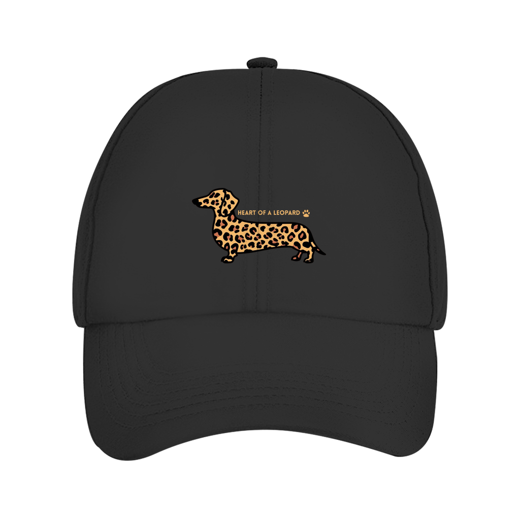 Dad Cap Unisex mit Dackel Motiv Print "Heart of a Leopard"