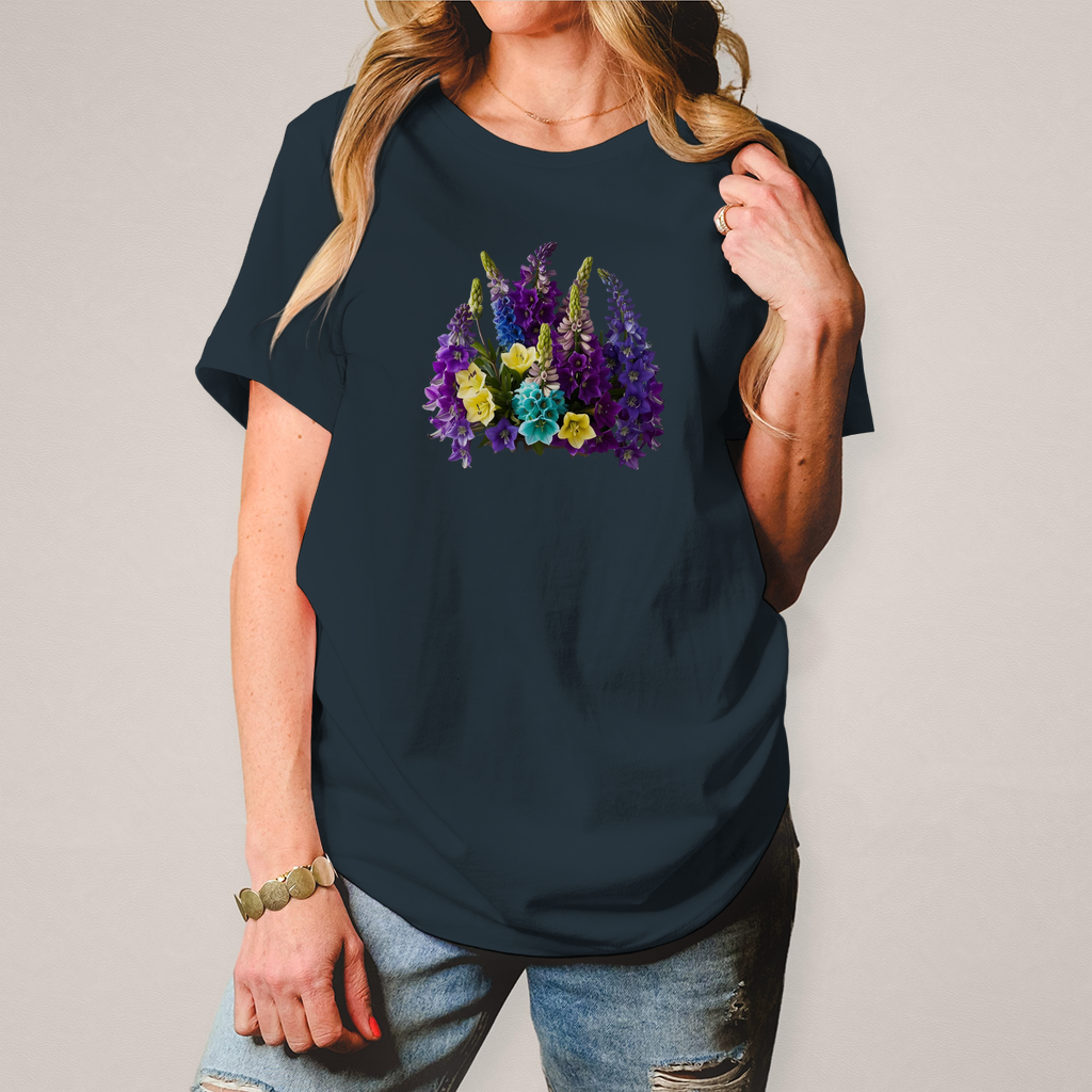 Women's T-shirt with floral print
