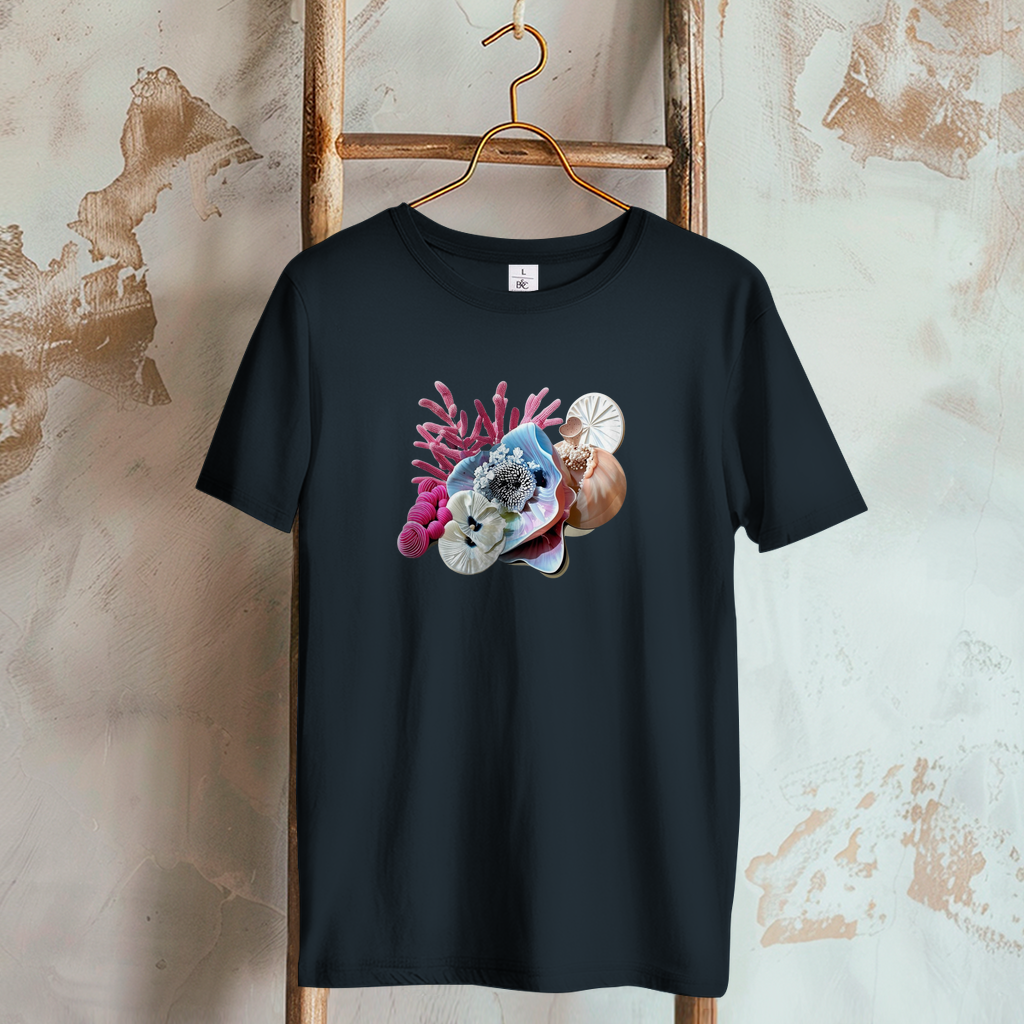Damen T-Shirt maritim schwarz