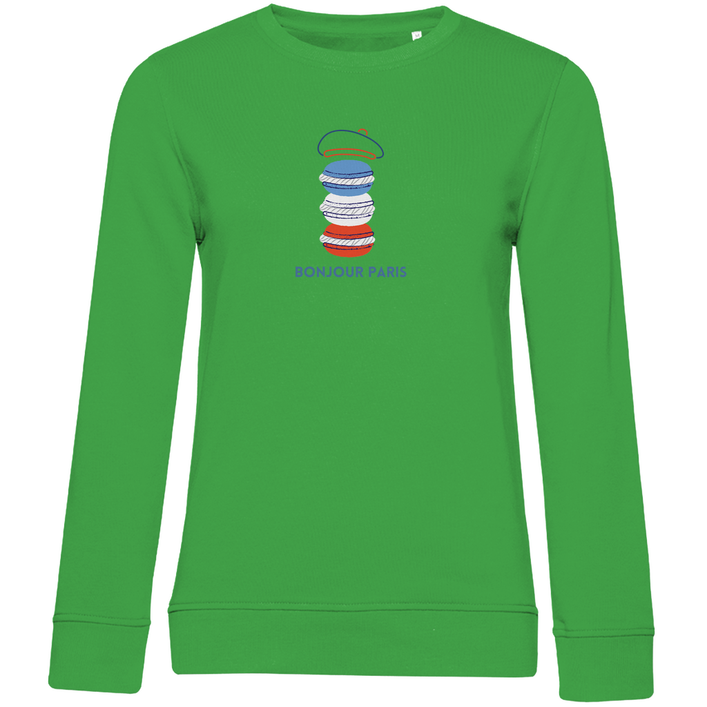 Sudadera para mujeres con frase francesa, única e individual.
