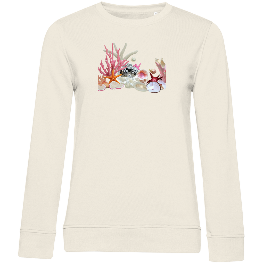 Hochwertiges Sweatshirt cremfarben