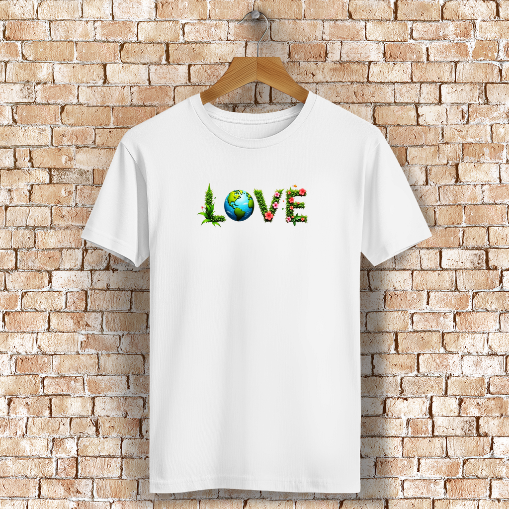 Boho T-Shirt Love & Safe the planet