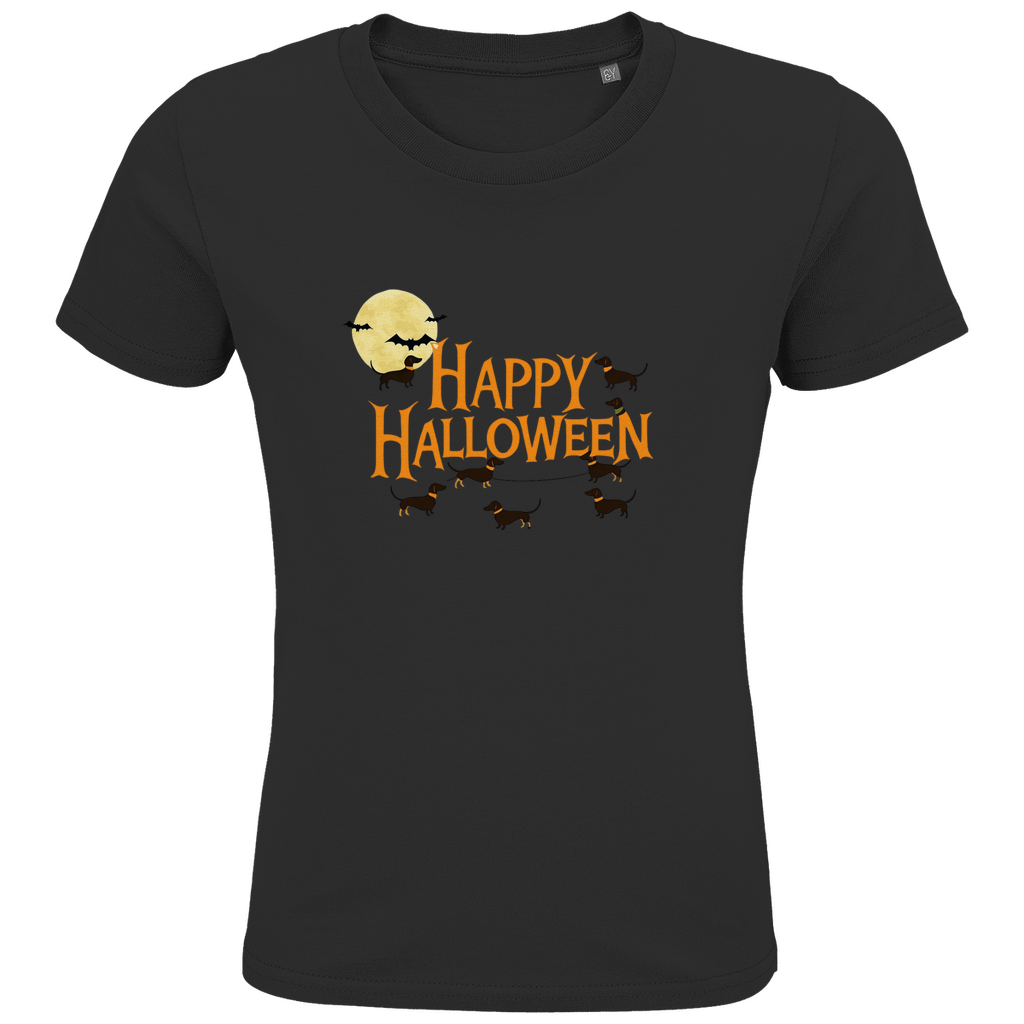 Kids Premium Bio T-Shirt mit Happy Halloween Motiv